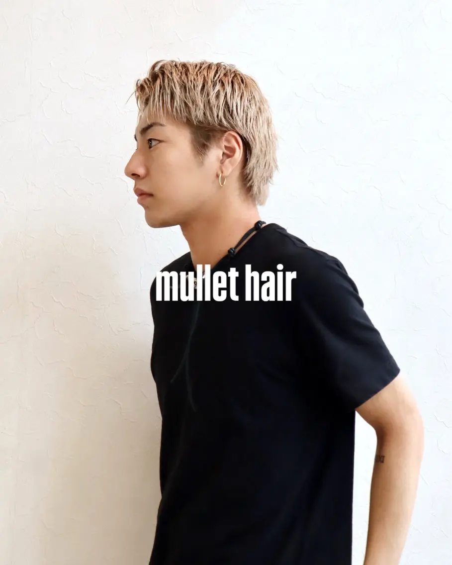 ショート カラー メンズ マレットヘア カット メンズ指名多数!! 田島史也のヘアスタイル