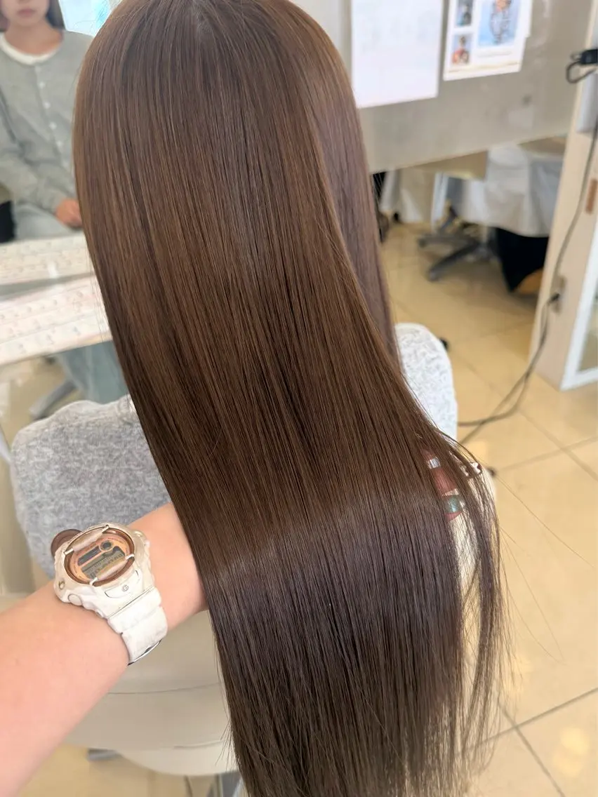 ロング ヘアカラー 🎀透明感カラー にしぞえ ななみ🎀のヘアスタイル