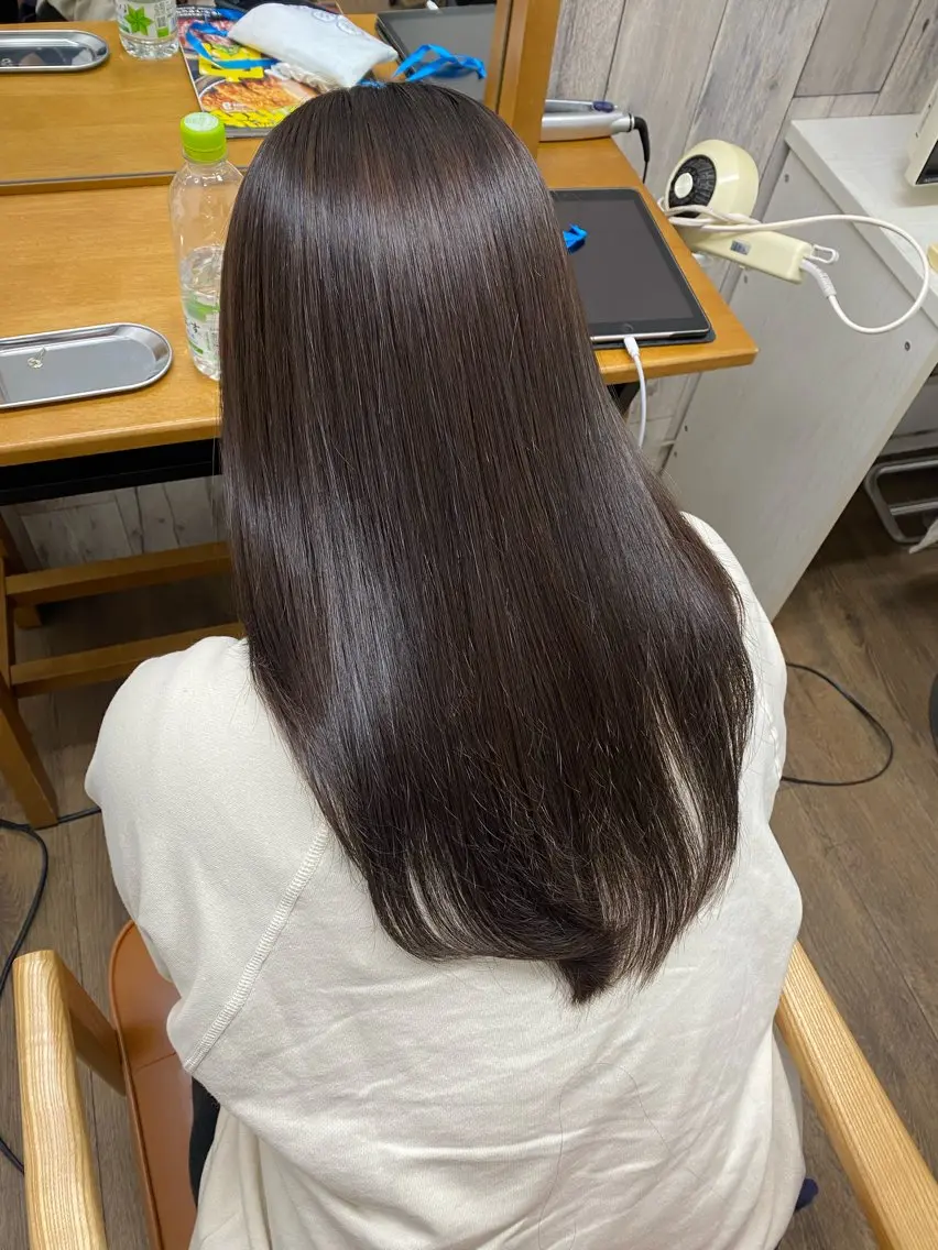 【✨髪にドラマを✨】髪質改善プレミアムストレート(トリートメント込)の写真