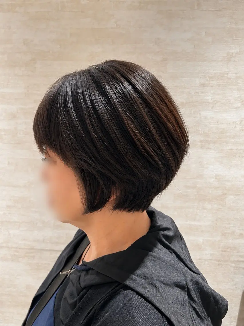 〈先着1名!〉乾かすだけでまとまる小顔ショート✂️➕システムトリートメント付き🫧の写真