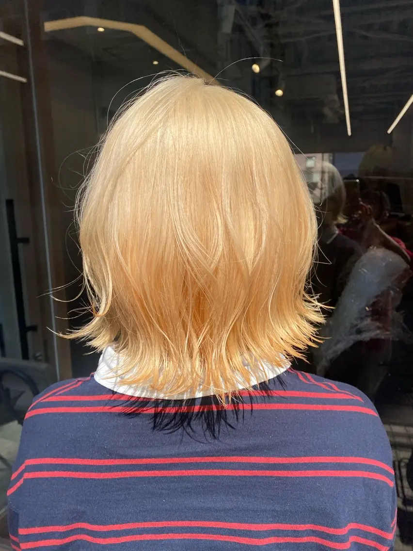 ミディアム カラー カット ヘアカラー トリートメント 🐾Libero🐾 柏　KONOMIのヘアスタイル