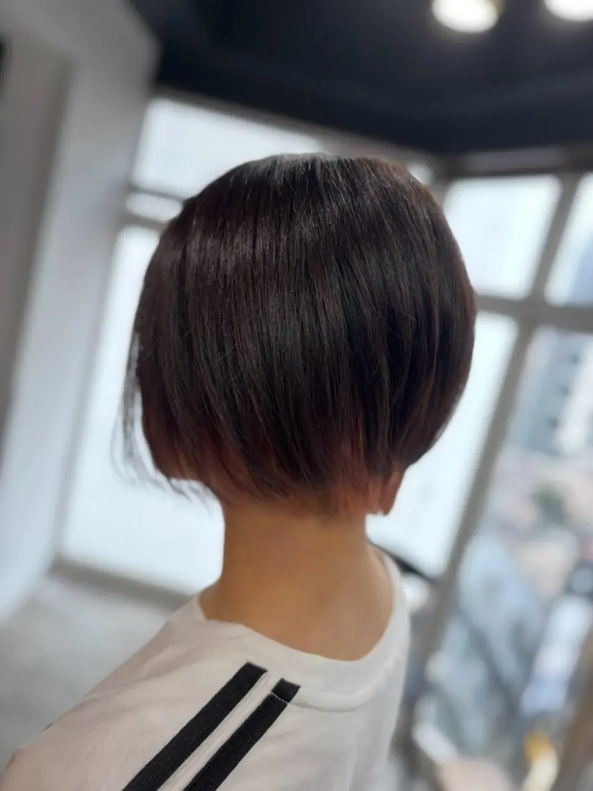 ショート カラー ハンサムショート ショートヘア カット ヘアカラー トリートメント 横浜/エクステ特化× 艶カラー/あいかのヘアスタイル