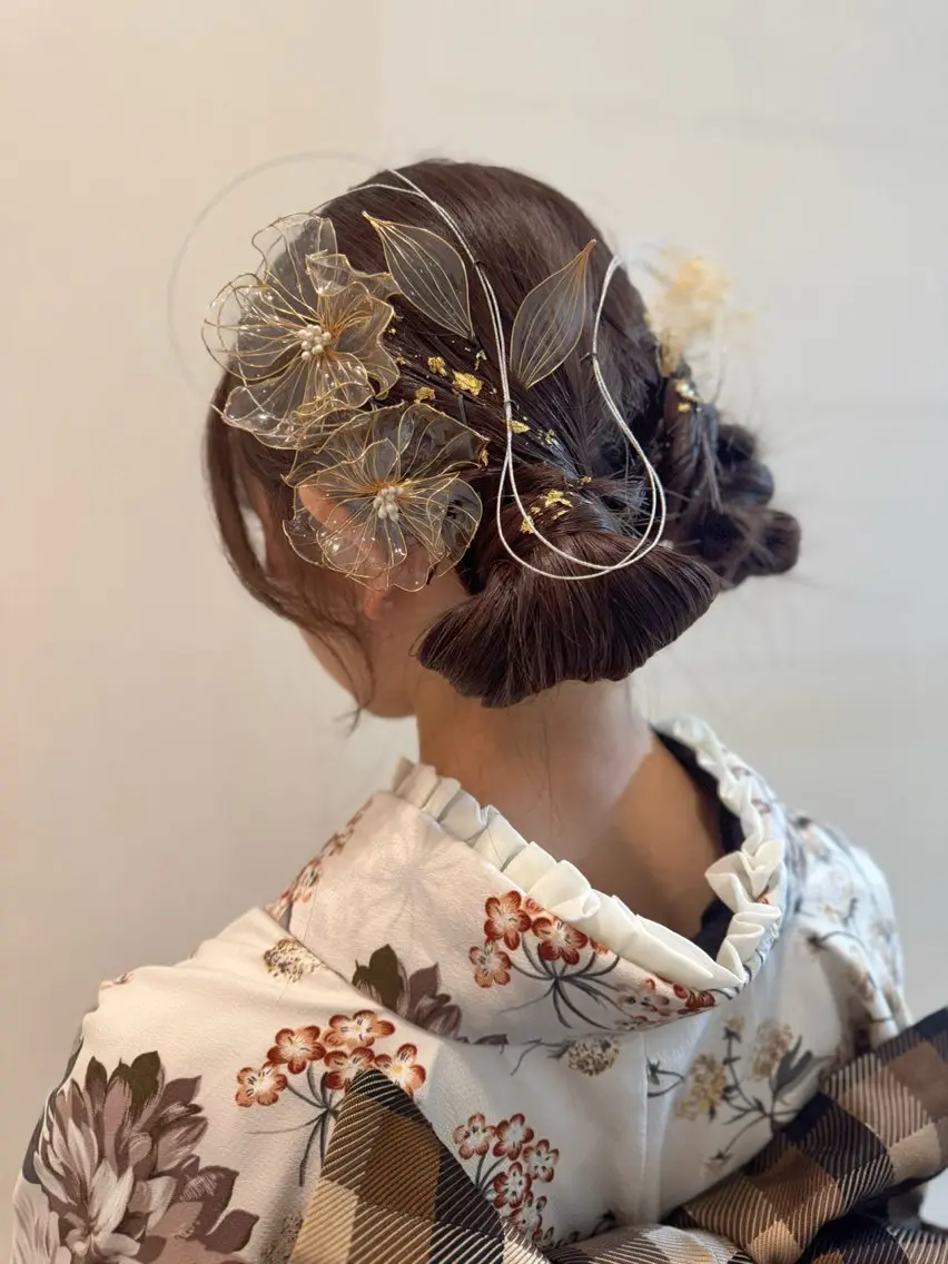 ヘアアレンジ 成人式 ヘアセット Viage （ビアージュ）のヘアスタイル