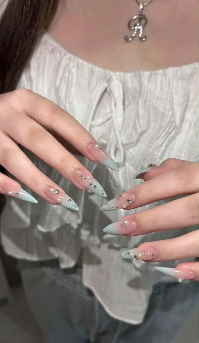 ネイル アートネイル フレンチネイル ジェルネイル 韓国ネイル マグネットネイル HAPPI NAIL 大国町のネイルデザイン