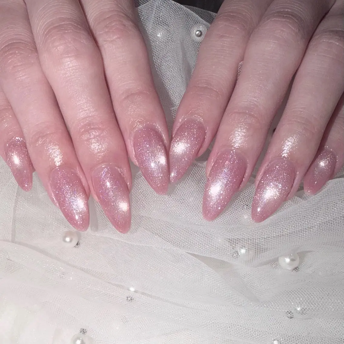 ネイル ピンク ハンドネイル 🌸fein. SAKURA🎀のネイルデザイン
