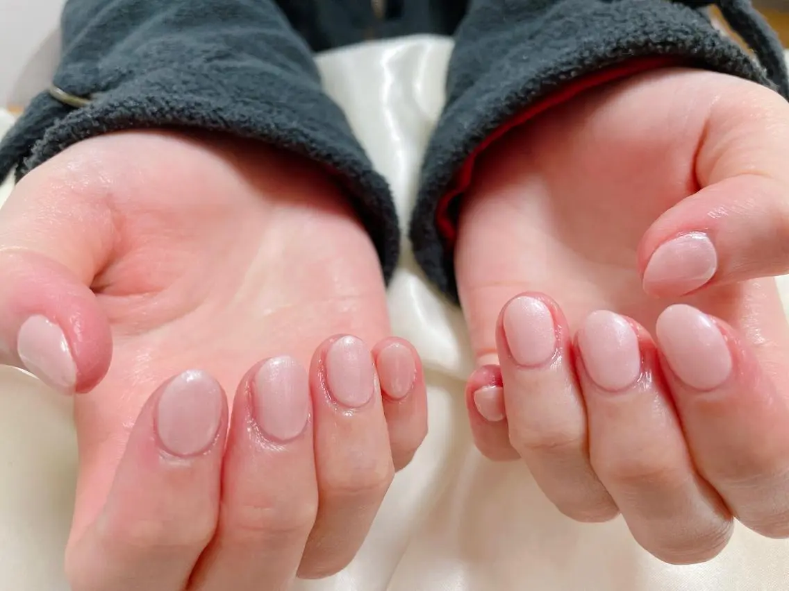 ネイル ワンカラーネイル ハンドネイル mogunail &blowのネイルデザイン