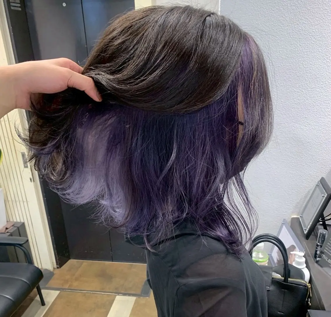 インナーカラー🌟1ブリーチ＋フルカラー＋2stepトリートメント(口コミ限定超音波アイロン付き)の写真