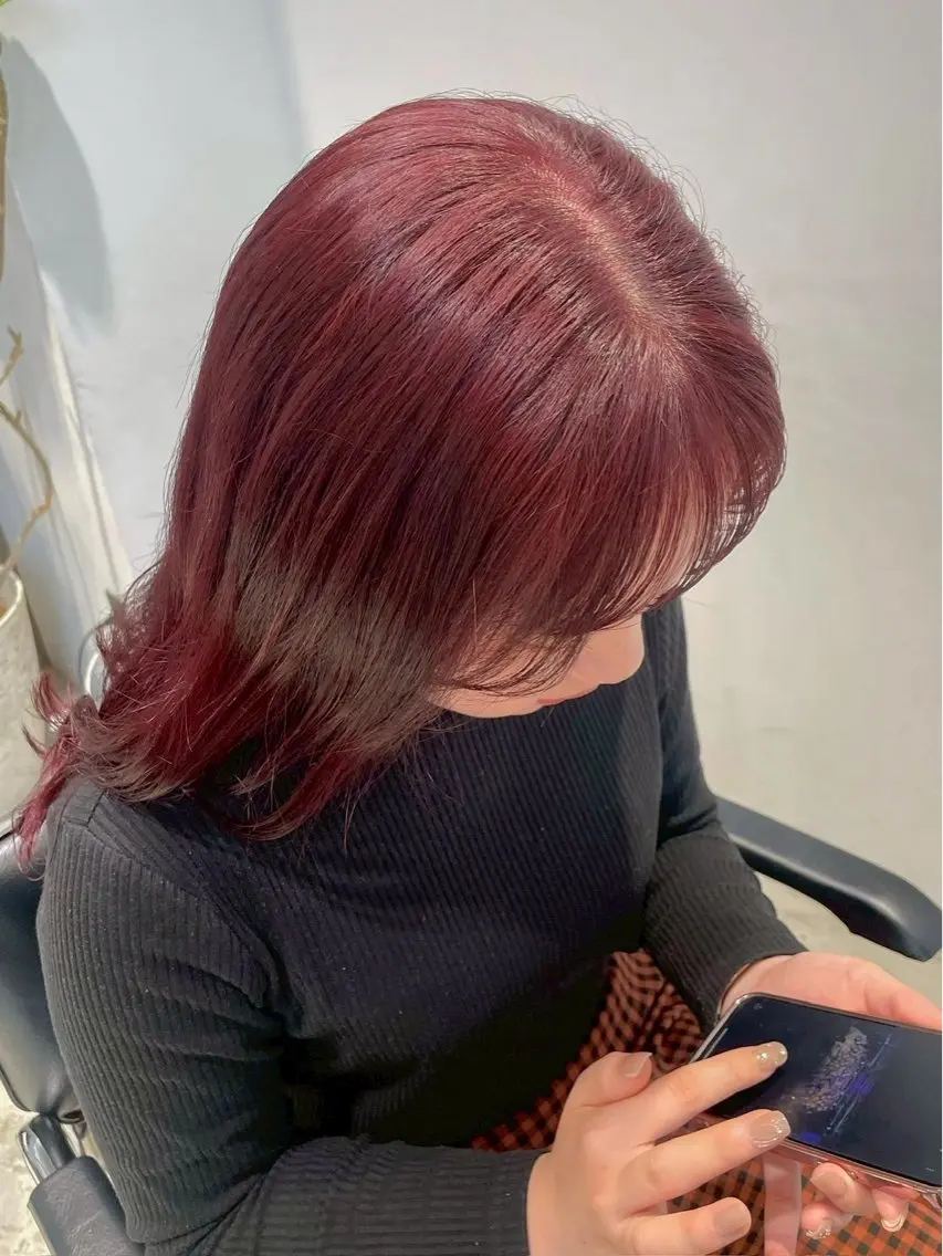 【当日予約可🙆🏻‍♀️ ̖́-‬ 2/11 18:00~】透明感ブリーチカラー/カラーモデル￥7150✩.*˚の写真