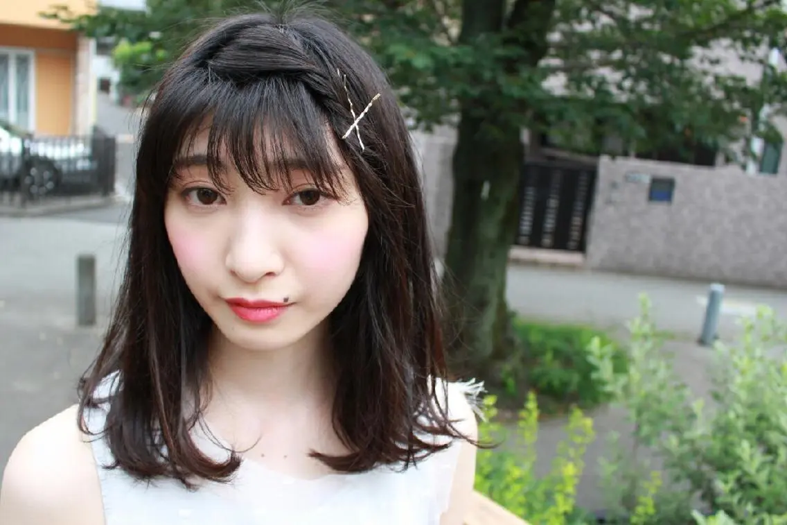 ミディアム シースルーバング 遠藤 拓馬のヘアスタイル
