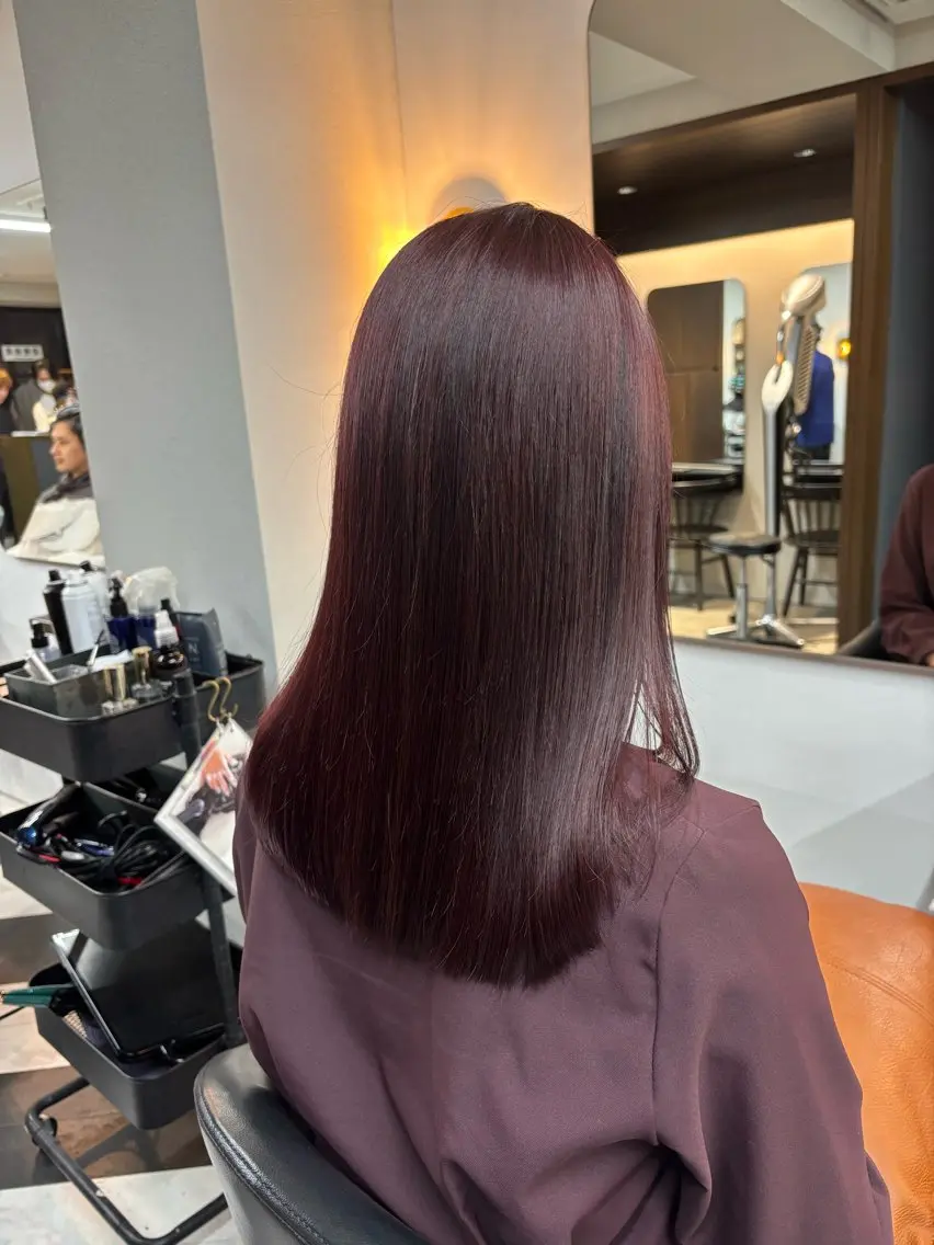 ロング カット ヘアカラー トリートメント 🦄艶髪育毛🌟毛髪 診断/セット/駒井のヘアスタイル