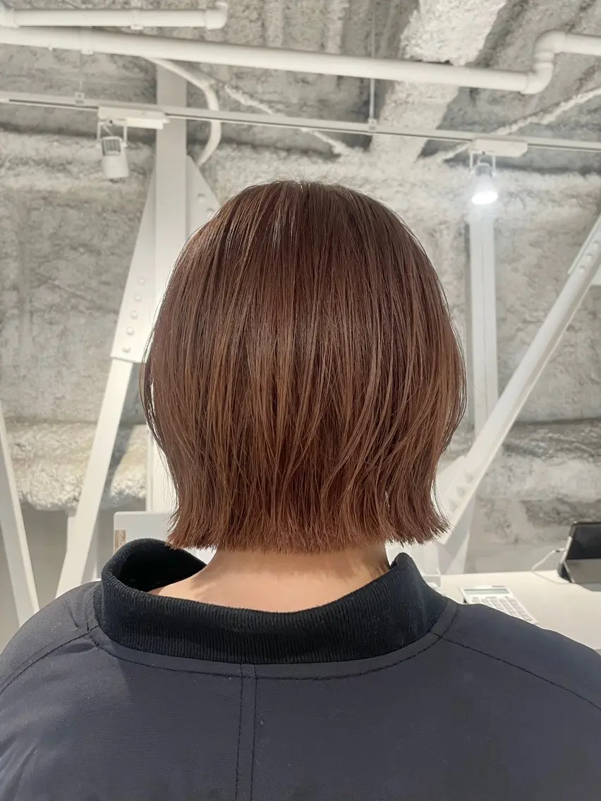 ショート カラー ヘアアレンジ カット ヘアカラー トリートメント 🎀レイヤー 透明感 カラーyuuri🎀のヘアスタイル