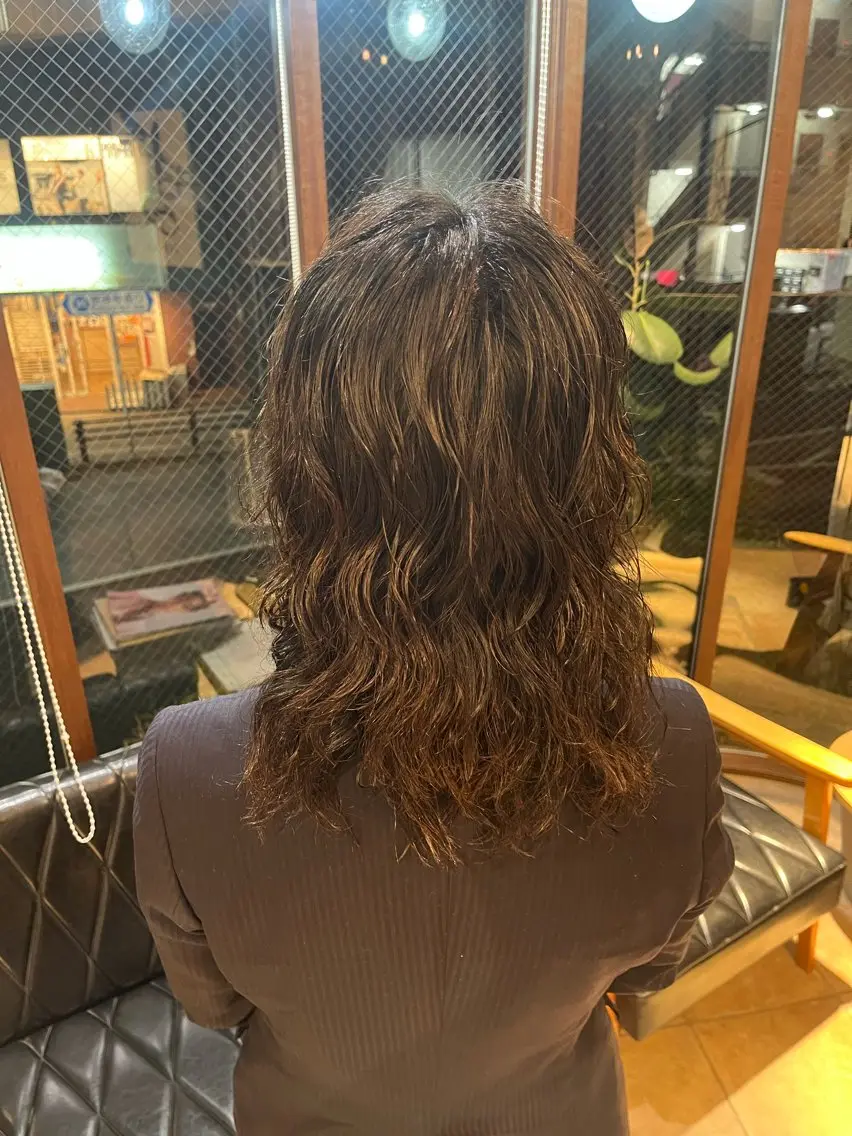 [水•木限定]🌀カット+ロングパーマ👩🏻‍🦱※補足説明ご覧下さい！リクエストお待ちしております！の写真