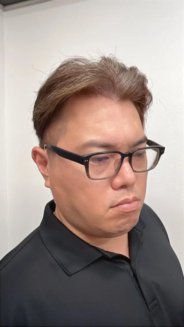 ショート カラー ヘアアレンジ メンズ 千佳 CHIKAのヘアスタイル