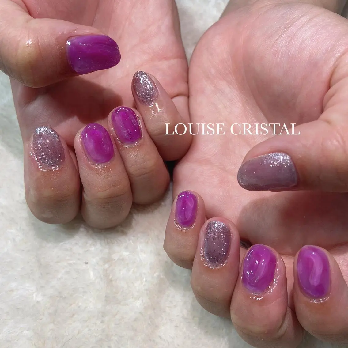 ネイル ハンドネイル LOUISE CRYSTALのネイルデザイン