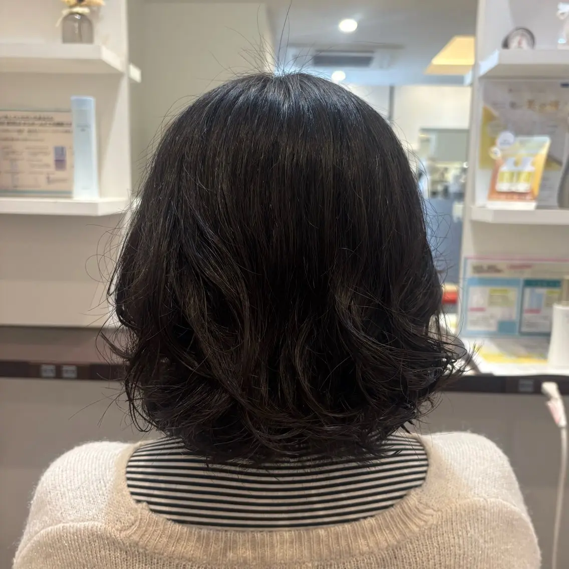 ミディアム ミディアムパーマ カット パーマ 山下ちひろ/髪質改善 /メンズ/縮毛矯正のヘアスタイル