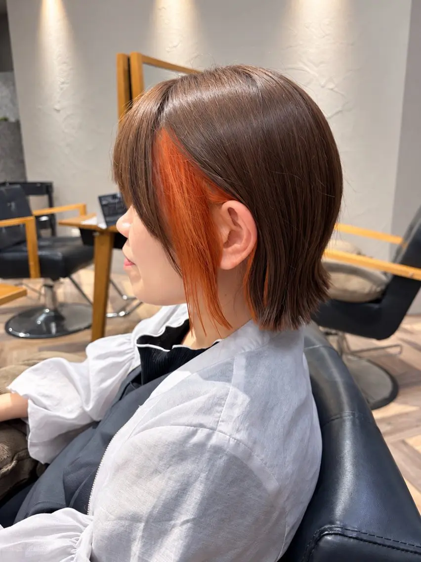 カラー 🎠🤍minami ブリーチ🤍🎠のヘアスタイル