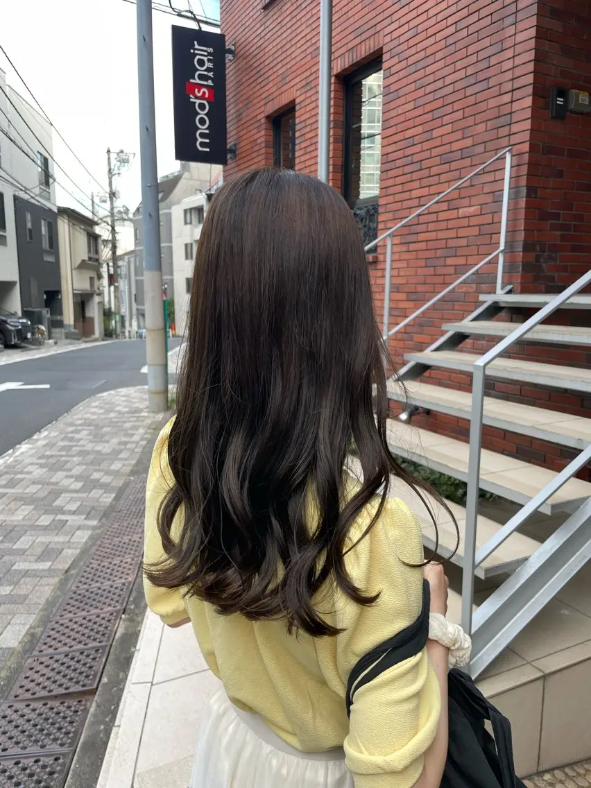 カラー 透明感カラー 新井 美歩のヘアスタイル