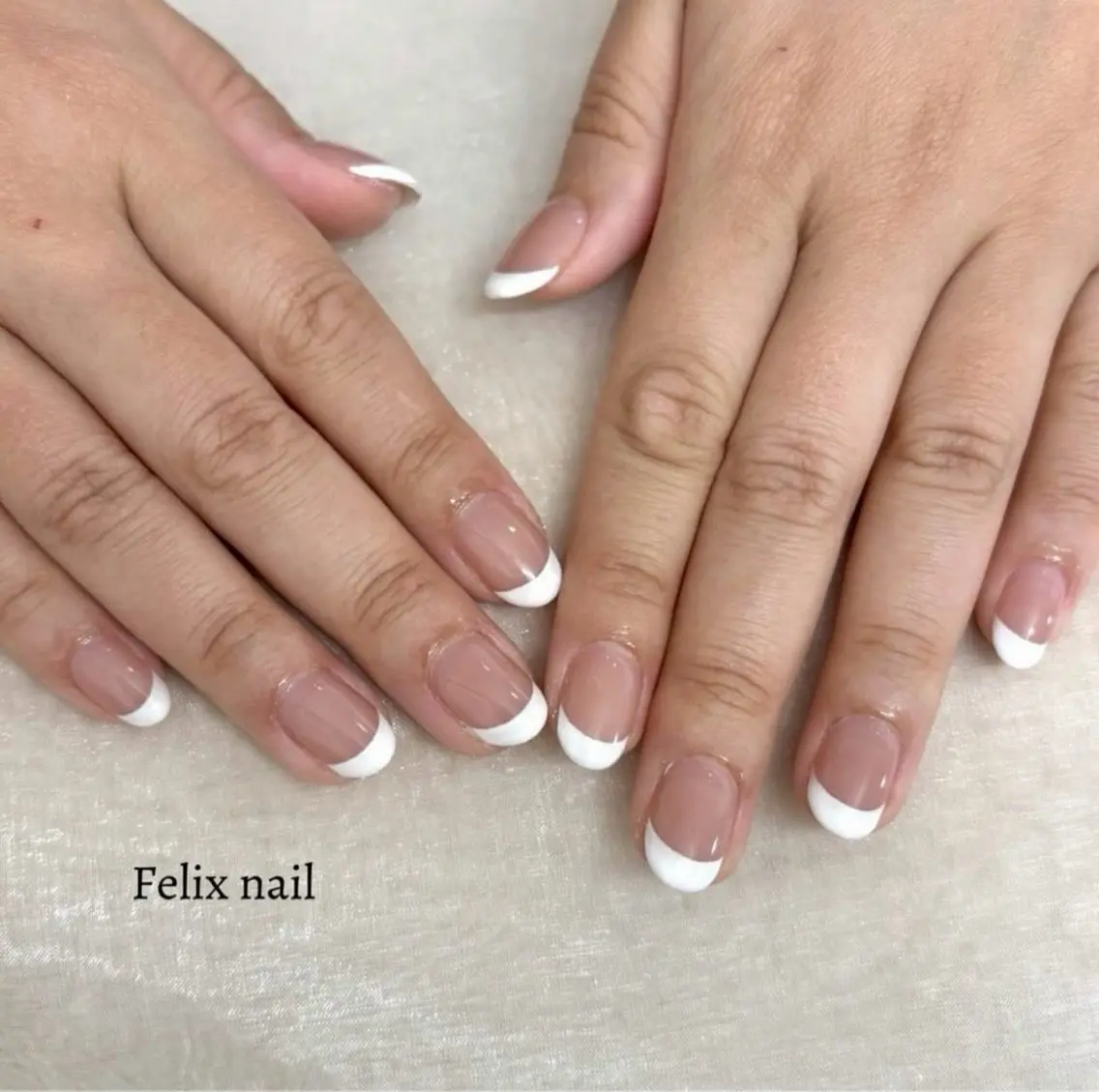ネイル ハンドネイル Felixnail TANAKA🐰🤍のネイルデザイン