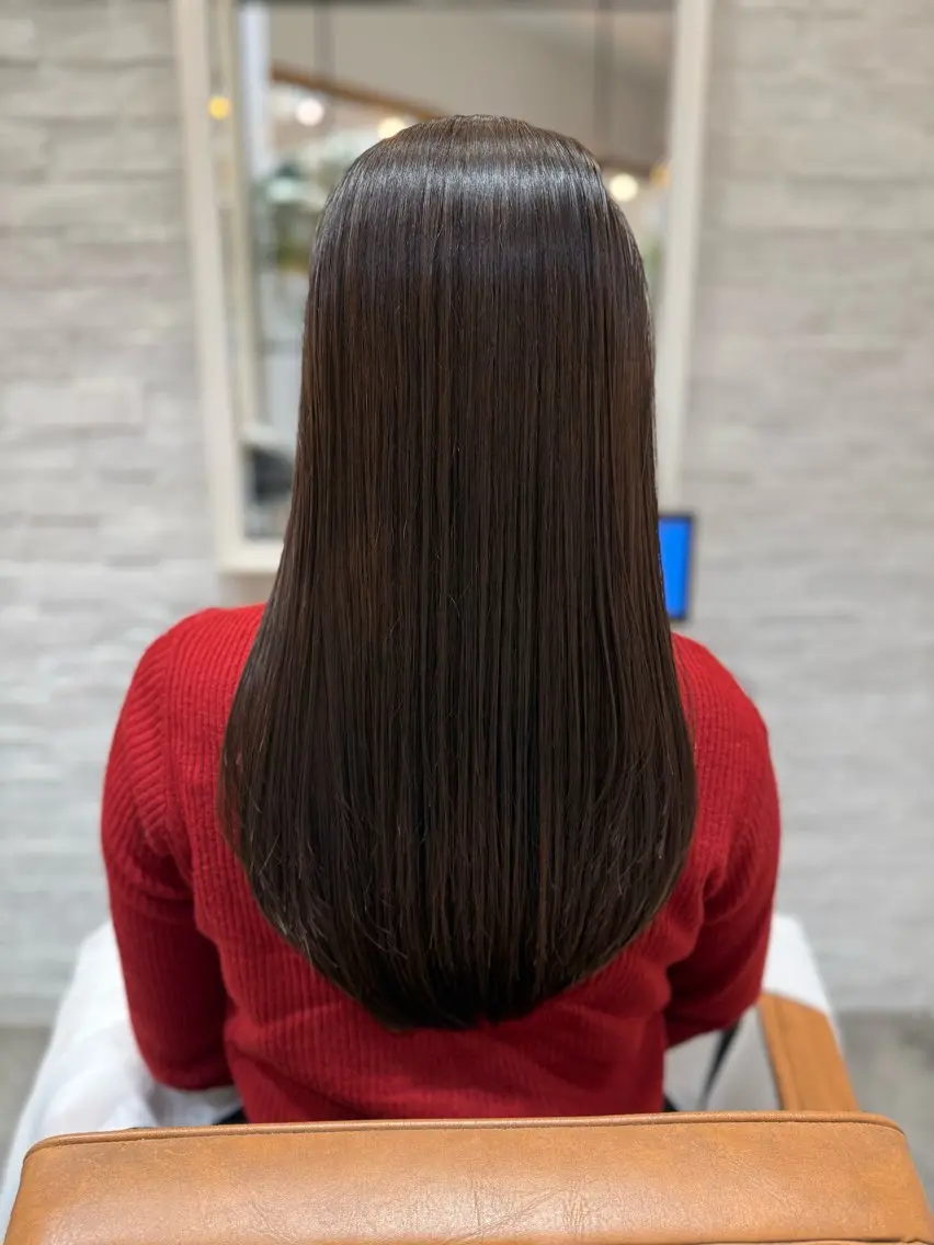 ロング 縮毛矯正 ストレートパーマ募集 📓どののヘアスタイル