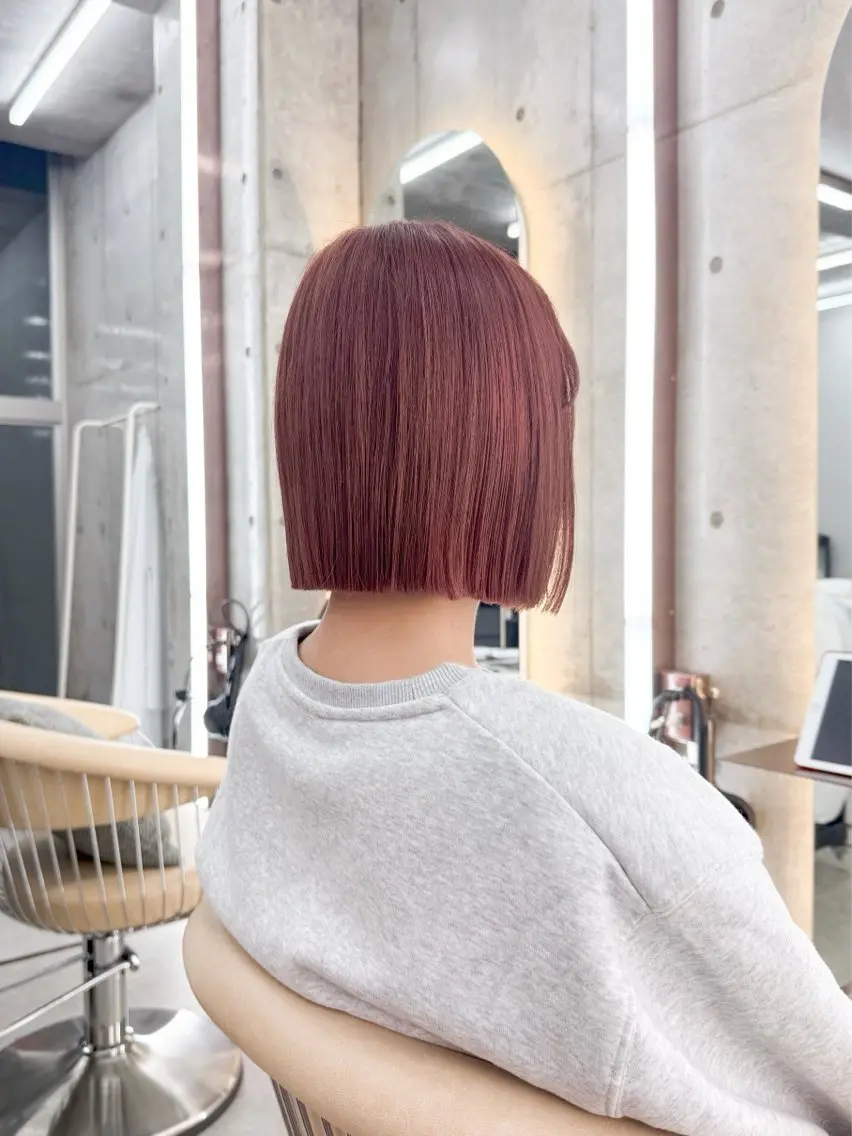 ミディアム 似合わせボブ🌟 髪質改善🎀村松優斗のヘアスタイル