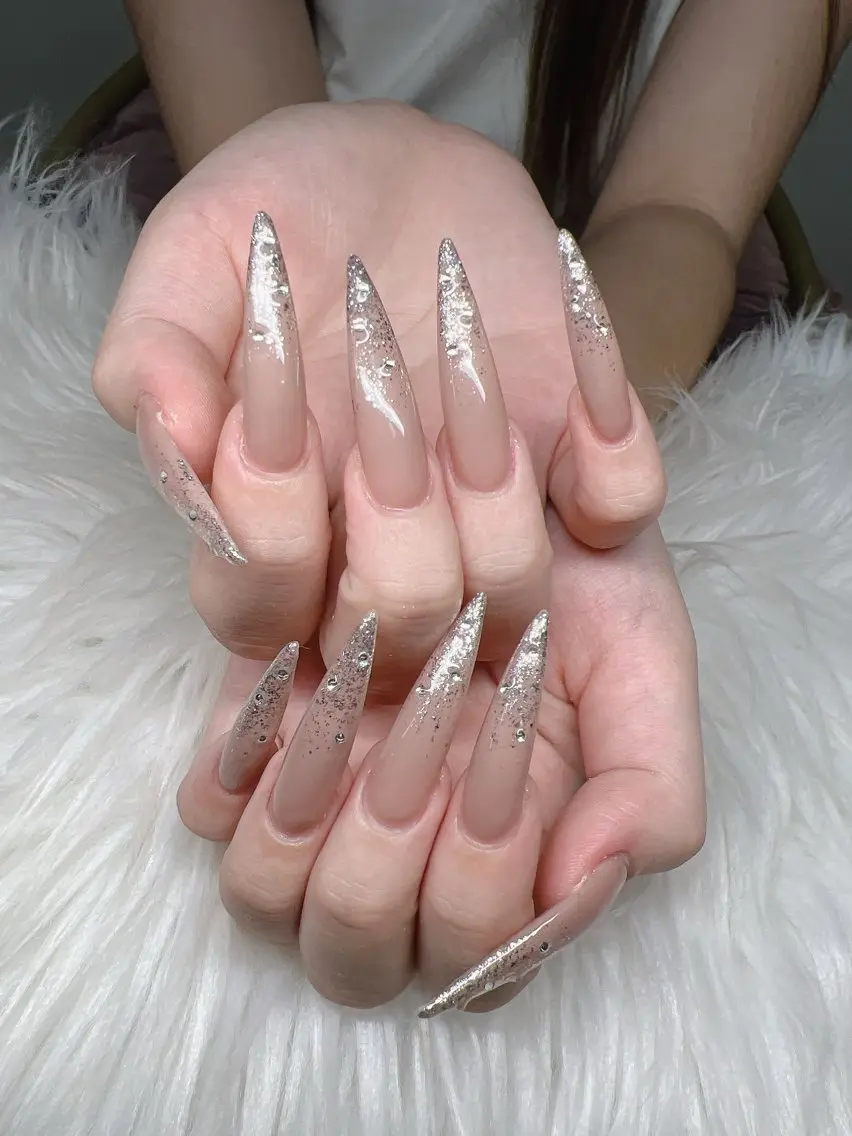 ネイル ハンドネイル Lee Nails チップ長さだし専門店のネイルデザイン