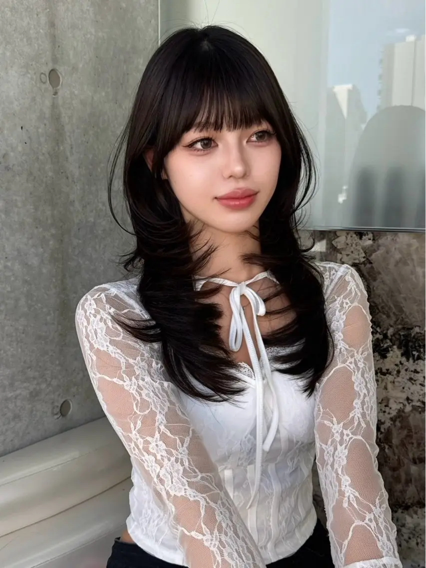 セミロング レイヤー/ ダブルカラーセナ🎀のヘアスタイル