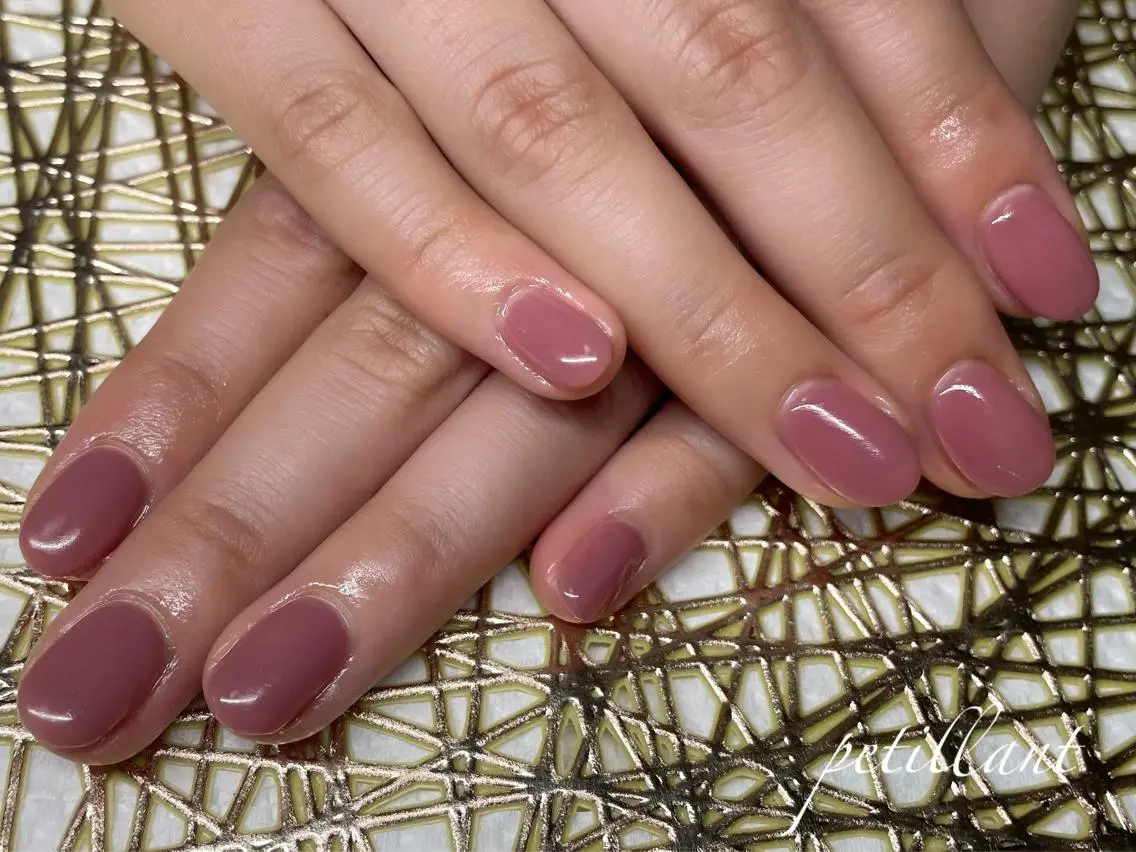 ネイル ピンク nail salon petillantのネイルデザイン