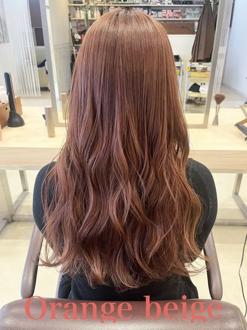 セミロング カラー ベージュカラー カット ヘアカラー トリートメント カラー∫カット∫ 髪質改善🤍MIKUのヘアスタイル