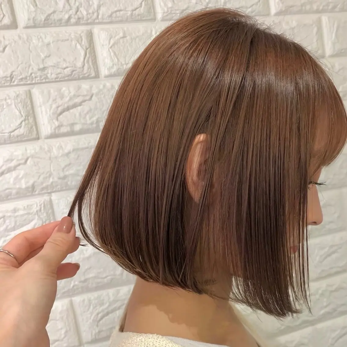 ショート カラー ブラウンカラー ボブ 透明感カラー💖/ 縮毛矯正/arisaのヘアスタイル