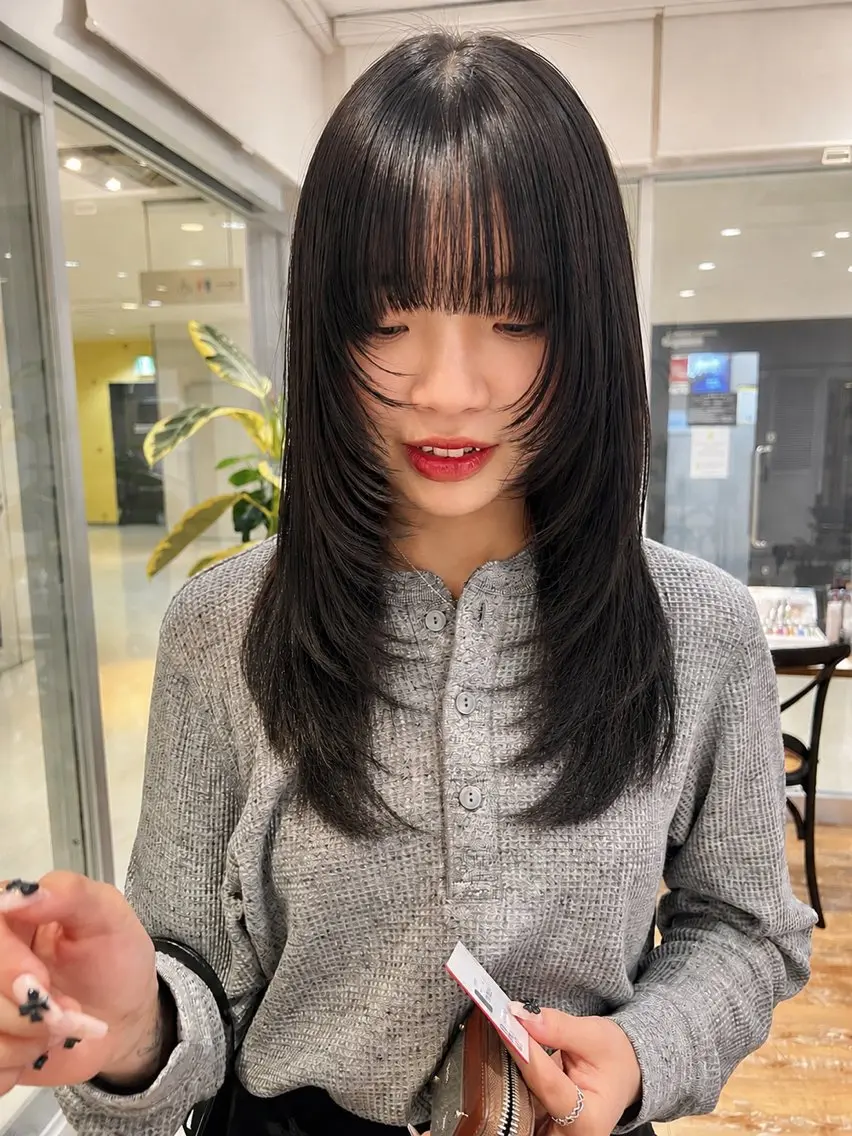 セミロング marble by KENJEのヘアスタイル