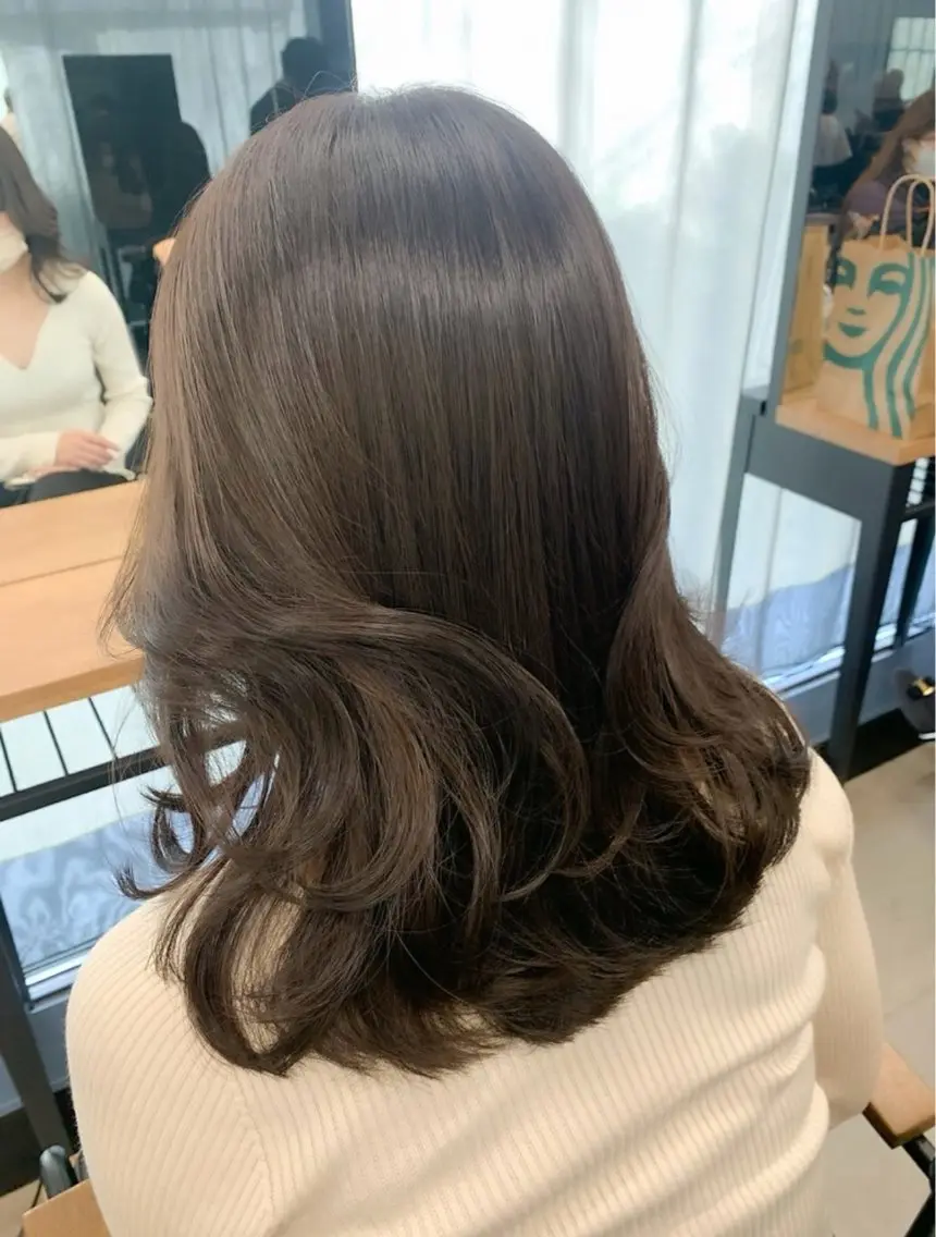 ロング 高橋 蛍瑠のヘアスタイル