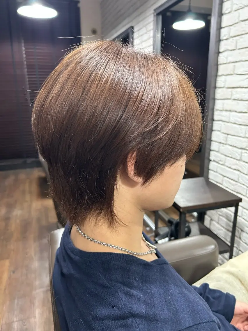 ショート カラー メンズ 木幡 拓海のヘアスタイル