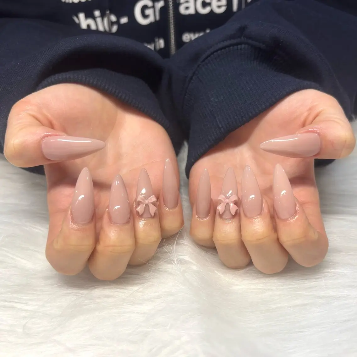 ネイル ピンク ハンドネイル HANA ソブエのネイルデザイン