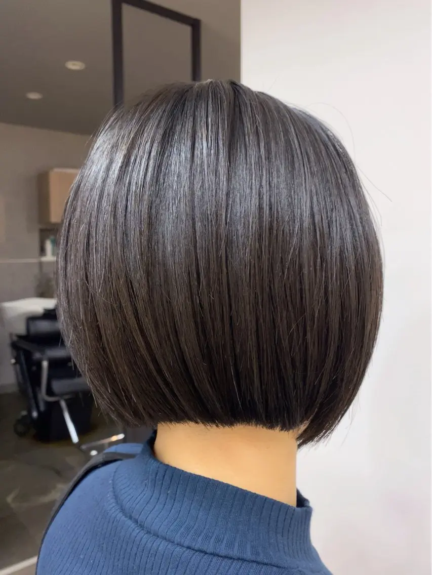【ボブ限定】艶カット＋髪質改善ストレート＋集中補修トリートメント【癖毛多毛に悩む方も理想のヘアスタイルに】の写真