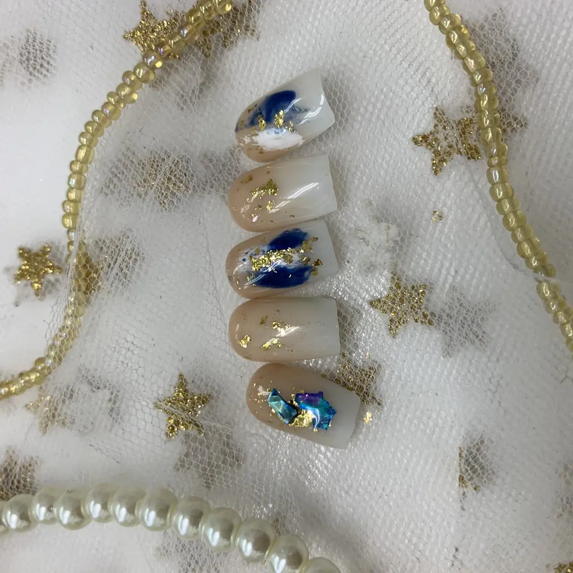 ネイル 🦋ネイルサロン ブラン🌈ゆりのネイルデザイン