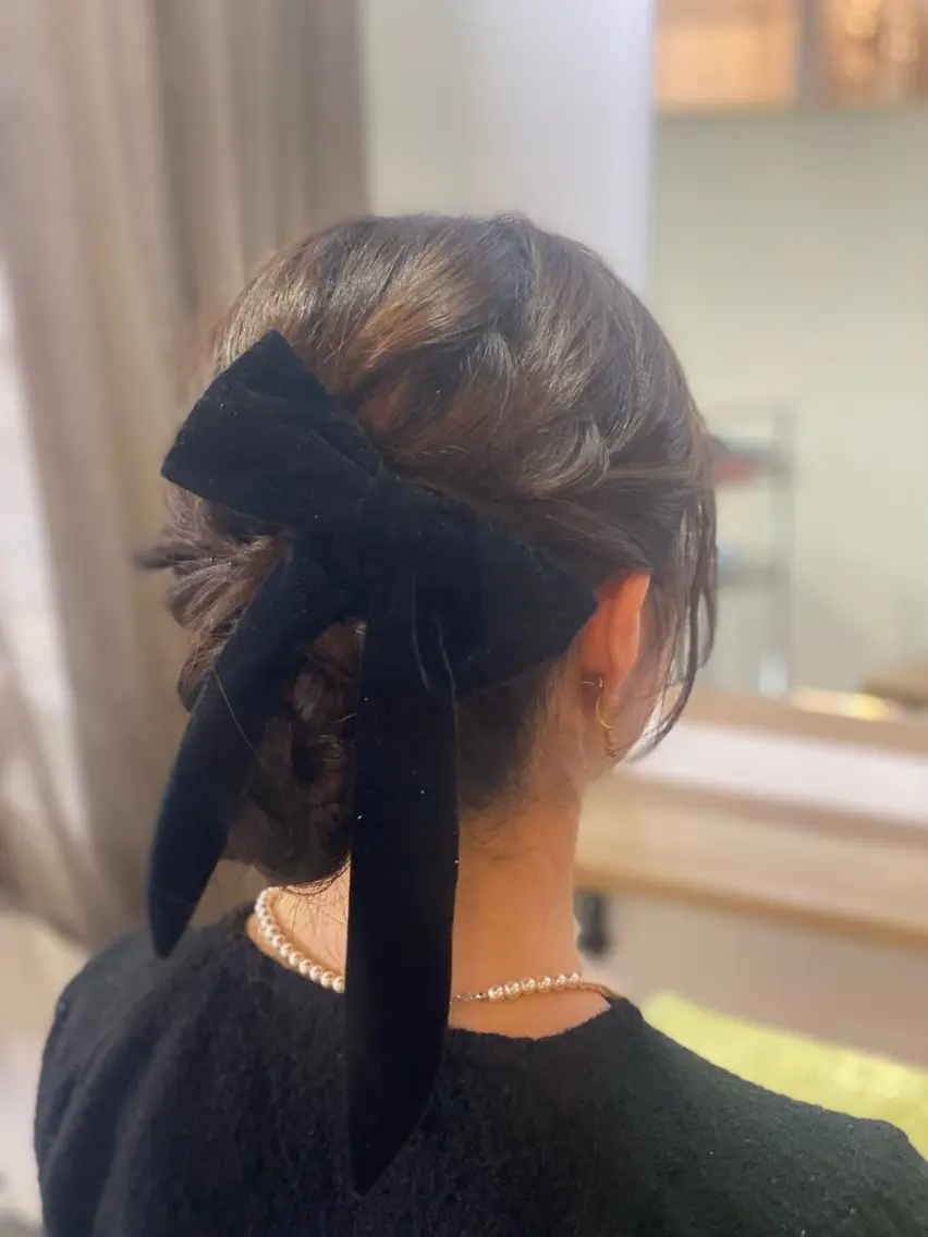 ロング ヘアアレンジ ヘアセット maya マヤのヘアスタイル