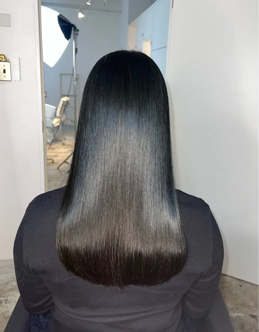 セミロング カラー アッシュ 透明感カラー グレージュ オリーブグレージュ オリーブグレー 🌎カット＆Wカラー 🌎KANAMIのヘアスタイル