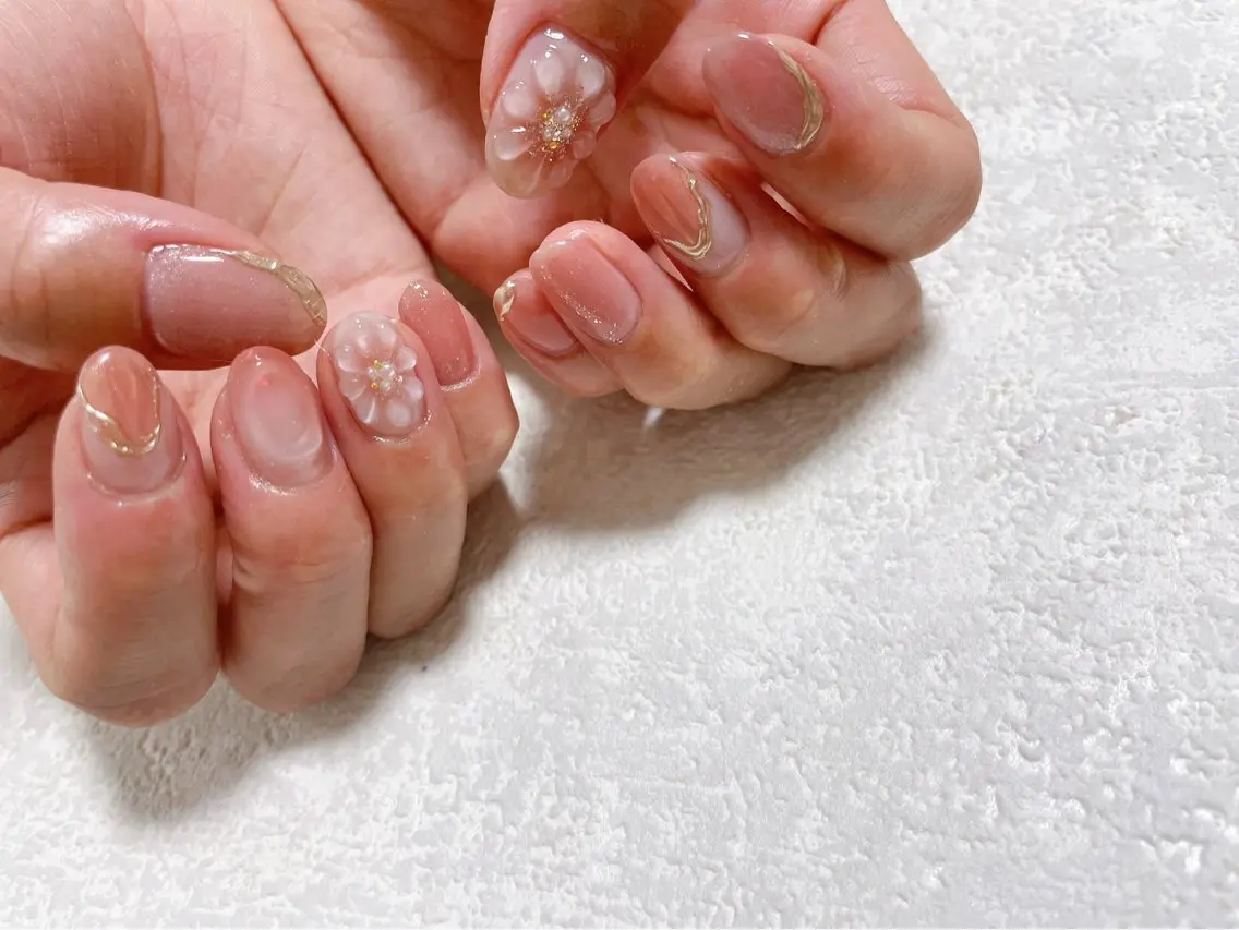 ネイル フットネイル ジェルネイル メンズネイル ワンカラーネイル パラジェル kiki nail たまプラーザのネイルデザイン