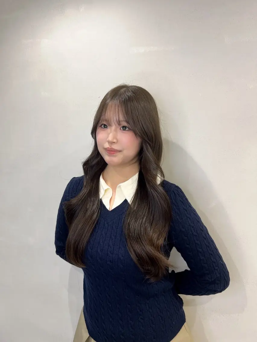 ロング カラー ブリーチ ブリーチなしカラー 【lapis渋谷】 Aoriのヘアスタイル