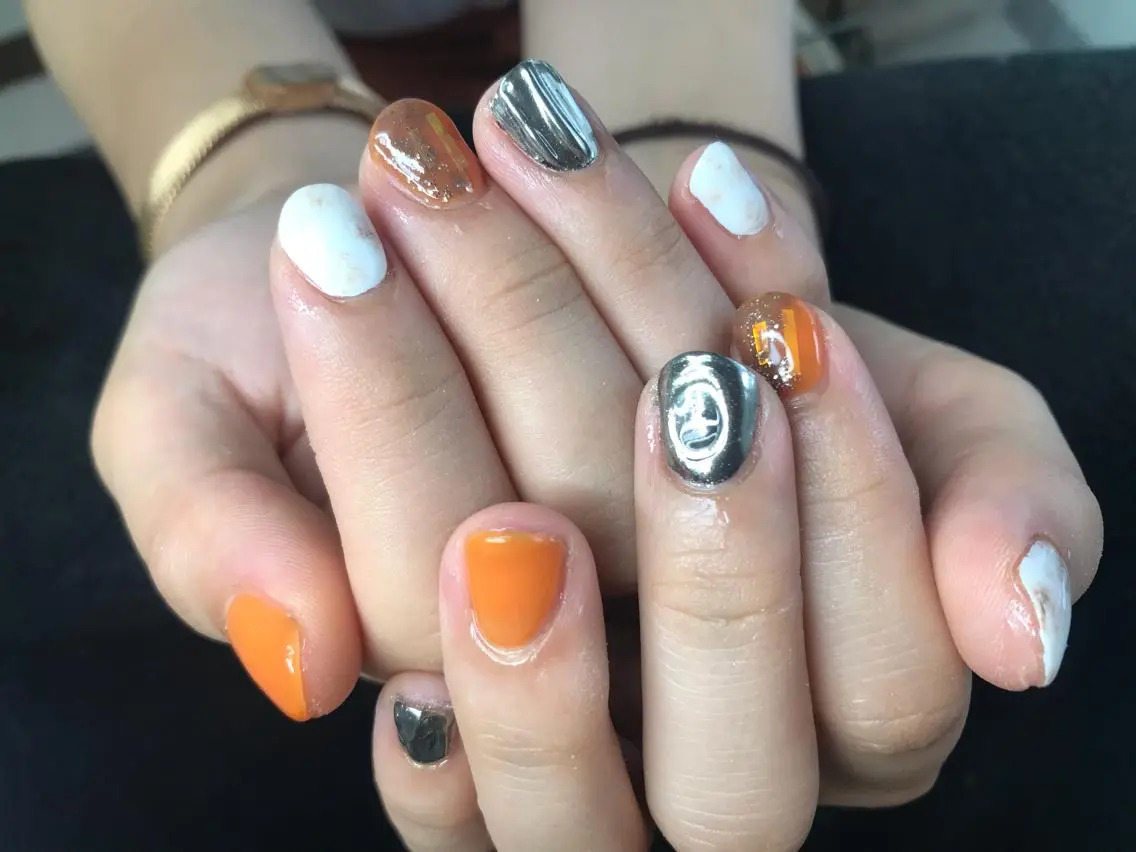 ネイル ハンドネイル Mana‪ ‪·͜· ❤︎‬のネイルデザイン