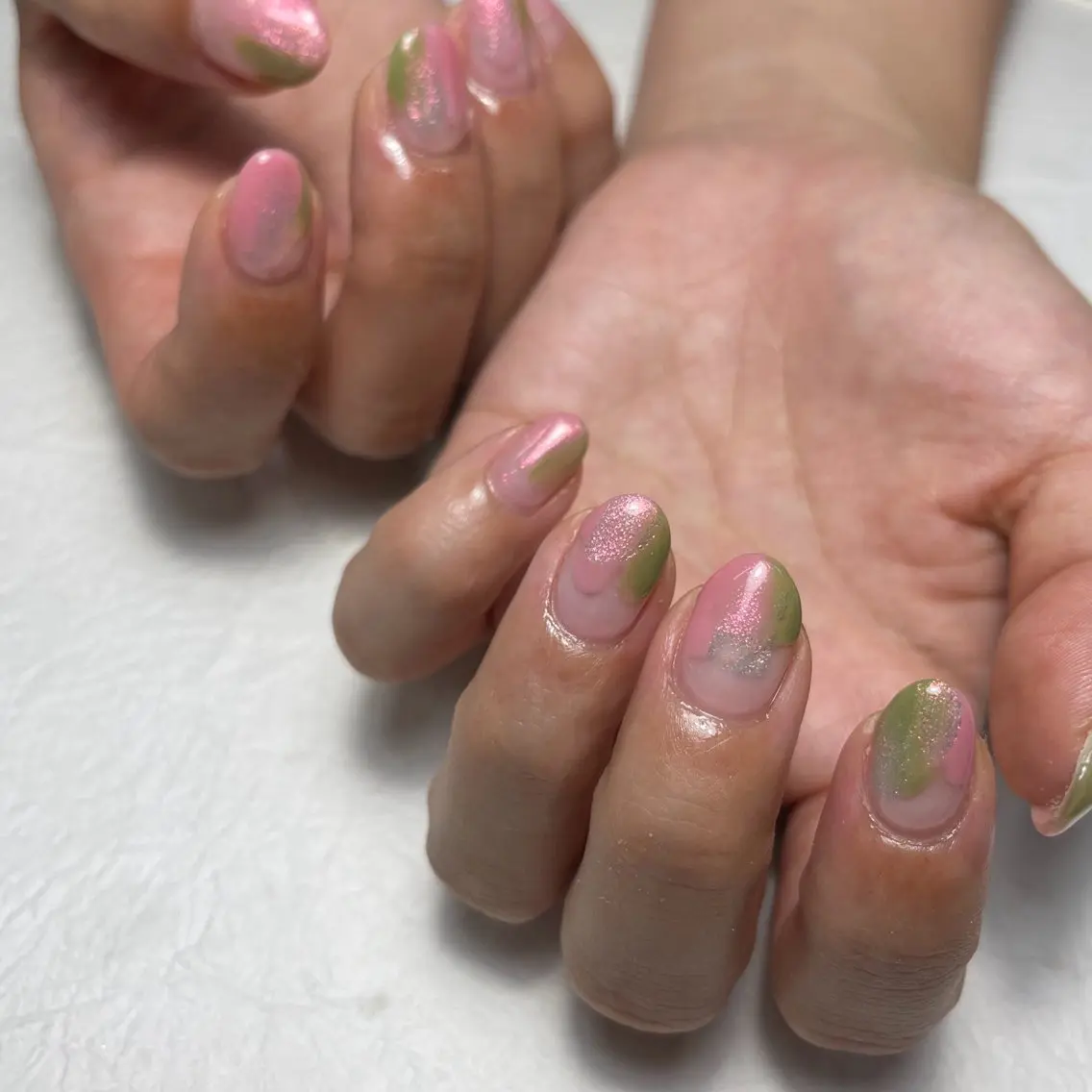 無限にデザインがある♪塗りかけネイル 💅【※現金払いのみ】 練習モデル様募集中の写真