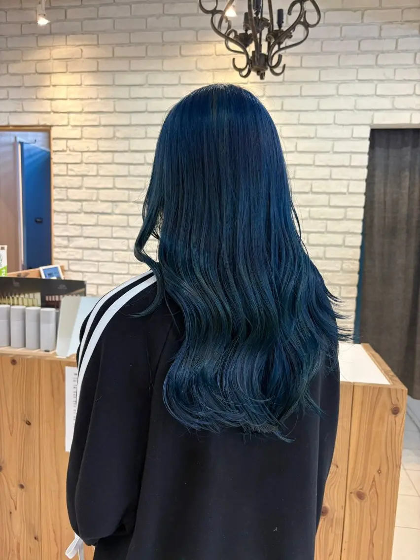 ロング ヘアカラー トリートメント レイヤー/透明感 カラー/ユウカのヘアスタイル