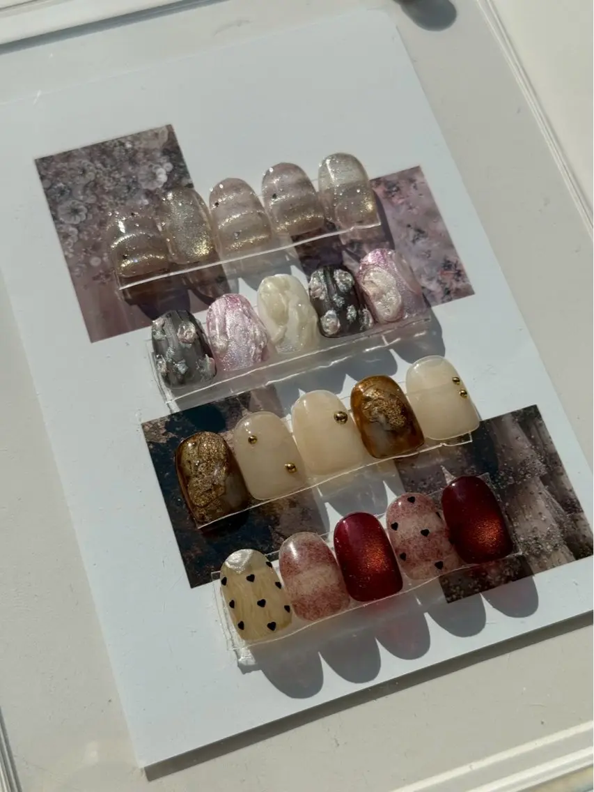 ネイル ニュアンスネイル シンプルネイル anuw hinaのネイルデザイン