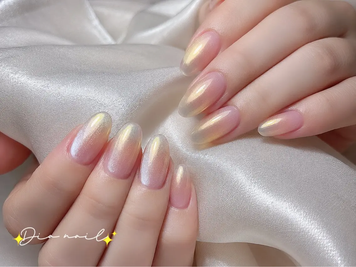 ネイル フットネイル 韓国ネイル レース マグネットネイル ニュアンスネイル ハンドネイル Dia nail サロンのネイルデザイン