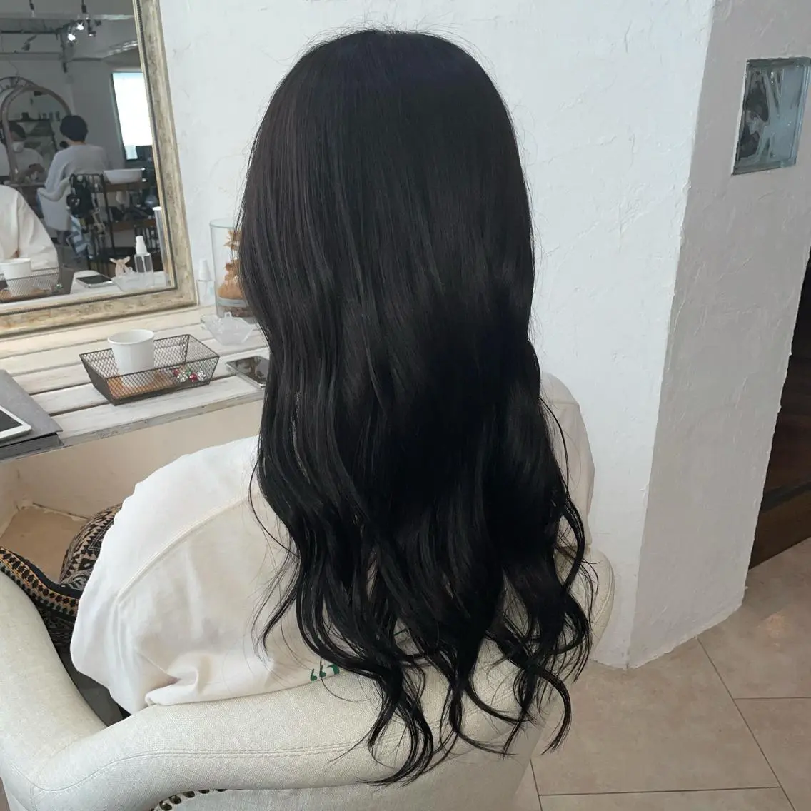 ロング 清水 美雪のヘアスタイル