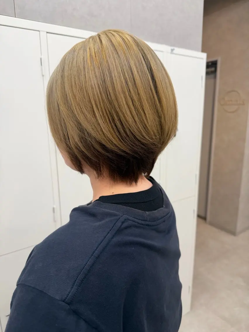 ショート カット トリートメント 山中 欧輔のヘアスタイル