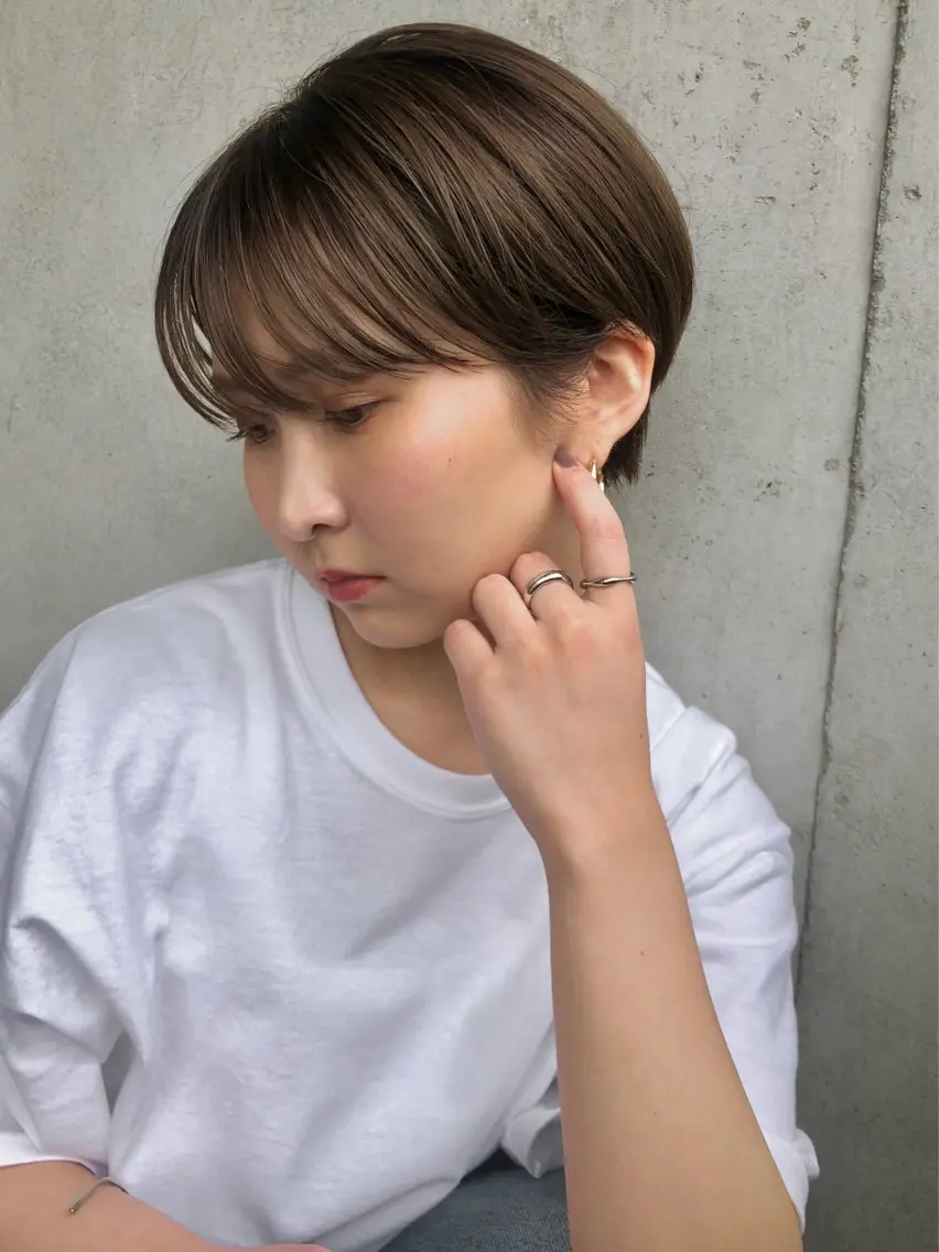 ショート カット ヘアカラー トリートメント 🍊千葉 未来🍊店長のヘアスタイル