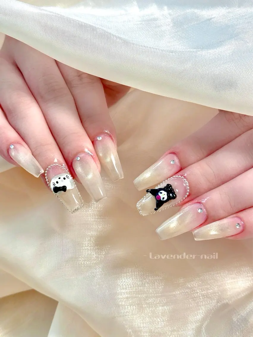 ネイル ハンドネイル Lavender nail·中島公園のネイルデザイン