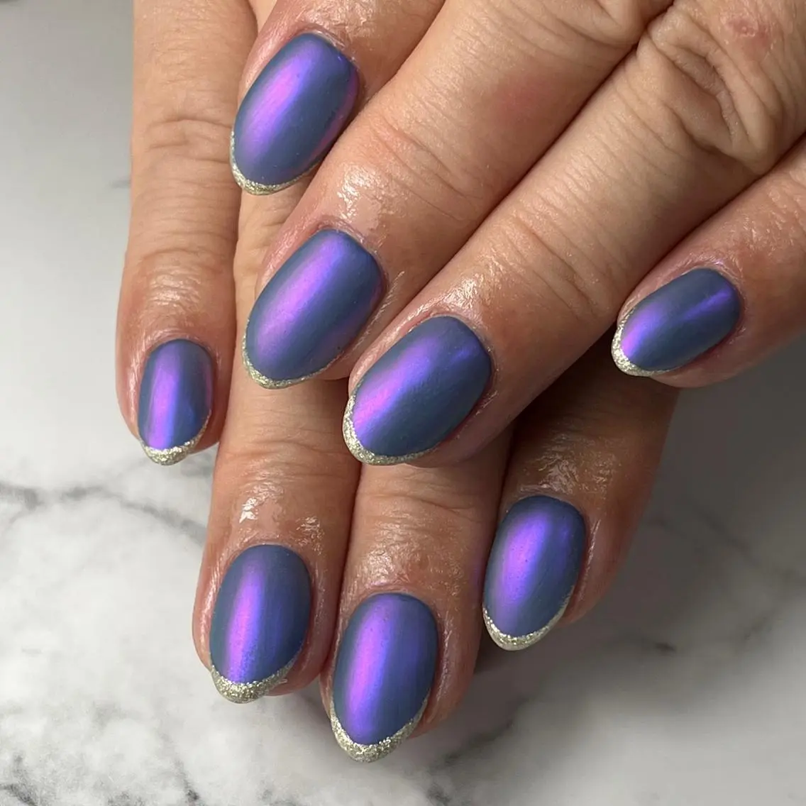 ネイル オーロラネイル フレンチネイル ジェルネイル マットネイル ニュアンスネイル ハンドネイル NAIL NOWのネイルデザイン