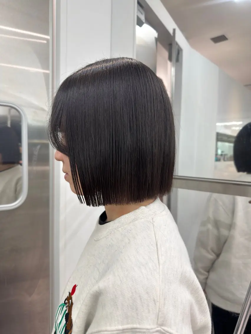 ミディアム ボブ・ショート 特化美容師 LANAのヘアスタイル